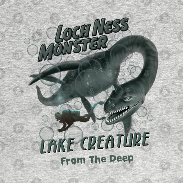 The Loch Ness Monster Terror of the Deep by MotorManiac